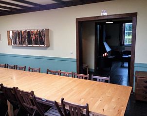 Cozy dining room in Maison Del Campo, vacation home in Alle-sur-Semois, Belgium.