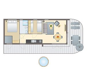 Guest house 082914 - Bungalow Namur - 4-persoons lodge | 4BE1