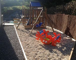 Playground at Casa Nouche vacation home in Engreux, Ardennes, Belgium for children.