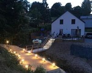 Atmospheric lighting at Casa Nouche vacation home in Engreux, Ardennes, Belgium.
