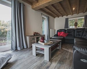 Cozy living room of Casa Nouche vacation home in Engreux, Ardennes, Belgium.