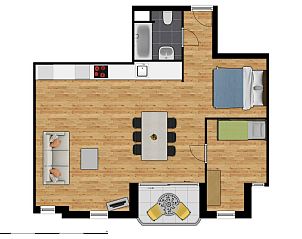 Verblijf 110216 - Vakantiewoning Belgische kust - Suite met zeezicht | 6p