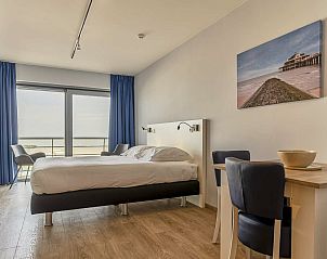 Unterkunft 110237 - Ferienhaus Belgischen Küste - Studio met gedeeltelijk zeezicht zonder balkon| 2p