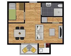 Verblijf 110241 - Vakantiewoning Belgische kust - Suite met zeezicht | 4p