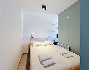 Gezellige slaapkamer in Appartement Blutsyde - Deauville, Bredene, Belgische kust. Comfortabel verblijf met moderne inrichting voor een ontspannen vakantie.