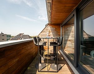 Genieen Sie die sonnige Terrasse des Appartements Parklane in Bredene an der belgischen Kste, wo Sie sich entspannen und die Aussicht genieen knnen.