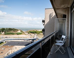 Enjoy the sea view from the balcony of Apartment Astrid 68 in Bredene, Belgian coast. Relaxed vacation accommodation with a view.