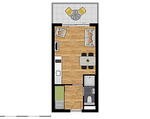 Guest house 111063 - Holiday property Belgian Coast - Familiestudio | 2 volwassenen - 3 kinderen