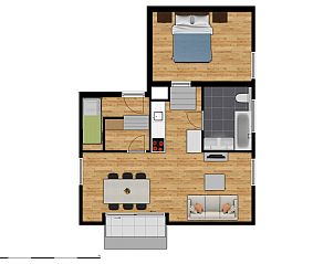 Guest house 111064 - Holiday property Belgian Coast - Ruime suite | 6p