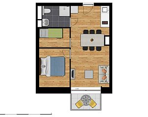 Verblijf 111065 - Vakantiewoning Belgische kust - Familiesuite | 4 volwassenen - 3 kinderen