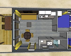 Unterkunft 111127 - Ferienhaus Belgischen Küste - Comfort Lodge | 4 p. (32 m2) - Honden toegelaten - Met airco
