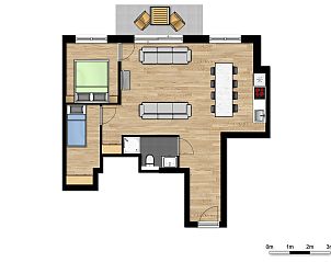 Guest house 111355 - Holiday property Belgian Coast - Ruime familiesuite | 4 volwassenen - 3 kinderen