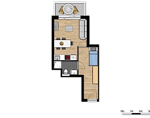 Guest house 113506 - Holiday property Belgian Coast - Familiestudio | 2 volwassenen - 3 kinderen