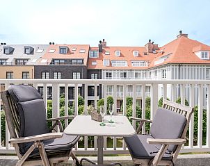 Genieen Sie die Aussicht von der Terrasse des Appartements Lucette, das ruhig, aber zentral in De Haan an der belgischen Kste liegt.