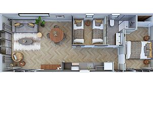 Unterkunft 1140120 - Ferienhaus Belgischen Küste - Havenlicht Lodge | 4 personen
