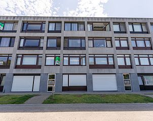 Attractive bedroom in Apartment Casa Blanca, De Haan on the Belgian coast. Relaxed stay with comfortable bed and serene environment.