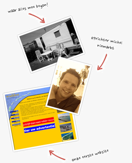 Waar alles mee begon! - Oprichter Michel Niemarkt - Onze eerste website